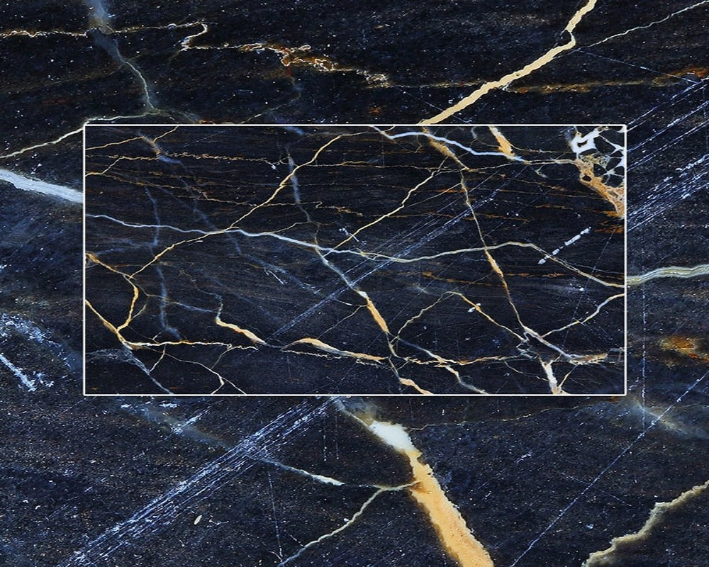 3D Wallpaper Black Marble Gold
